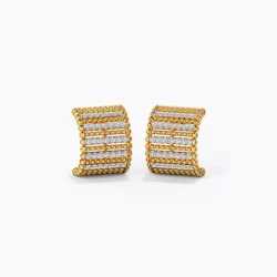 Lindsey Diamond Hoop Earrings