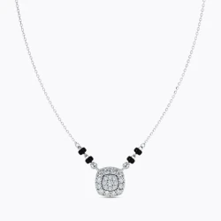 Isha Platinum Diamond Mangalsutra